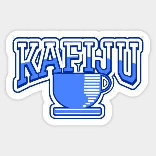 Kafiju Blue Sticker